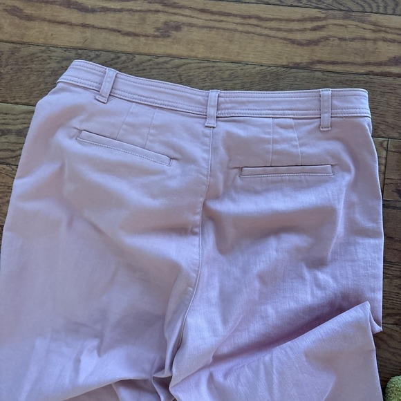 Talbots Flawless High Waist Wide Crop in Pink Size 14 - Picture 8 of 10